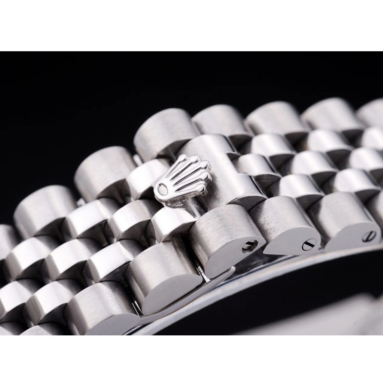 MiroTime 1028 Rolex Datejust Silver Dial Diamonds Ribbed Bezel 7455